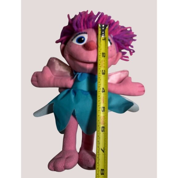 Abby Cadabby Plush Doll 8 Inch from Sesame Street with Pink Wings Blue Dress - Picture 5 of 8